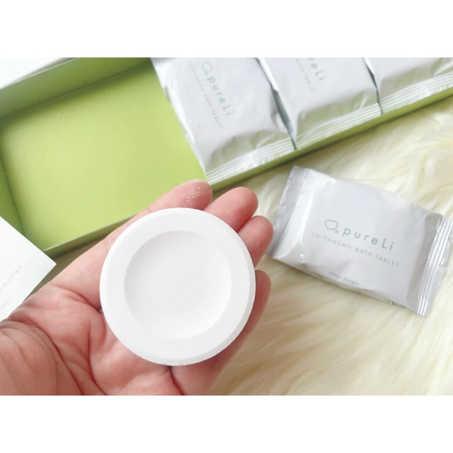 重炭酸バスタブレット/pureLi/炭酸系入浴剤を使ったクチコミ（3枚目）