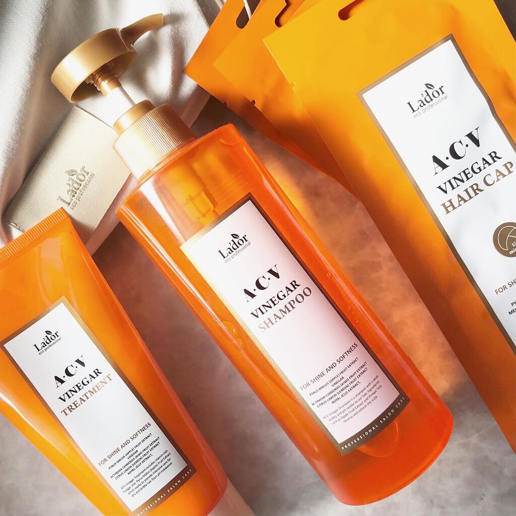 ACV VINEGAR HAIR CAP /La'dor/アウトバストリートメントを使ったクチコミ（1枚目）