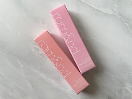 グラスティングメルティングバーム/rom&nd/リップバームを使ったクチコミ(5枚目)