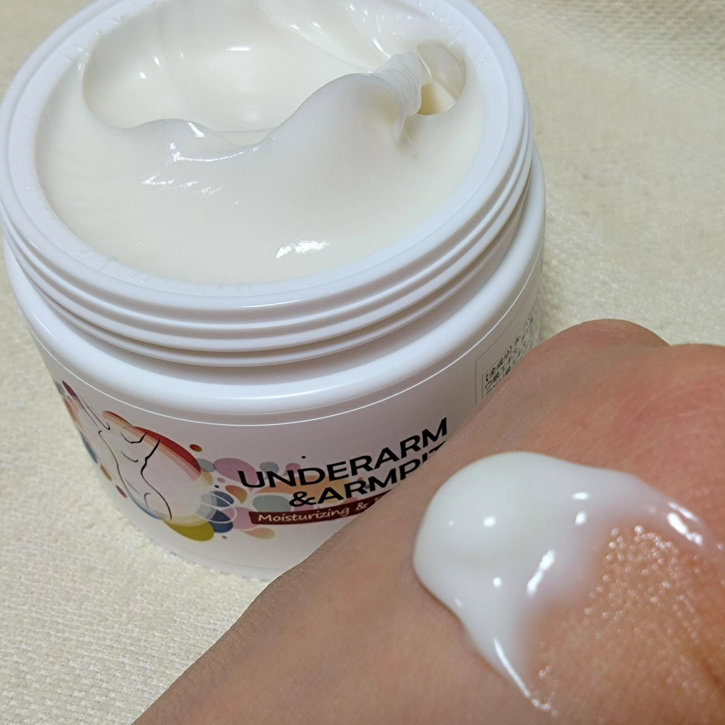 BnDアンダーアームクリーム(ボディクリーム)/BnD/デリケートゾーンケアを使ったクチコミ（3枚目）