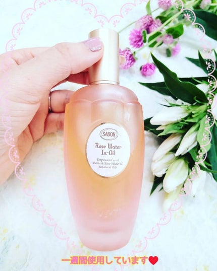 ローズウォーターインオイル/SABON/ミスト状化粧水を使ったクチコミ(3枚目)
