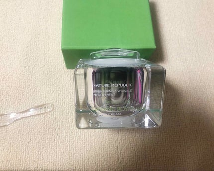 RY ウォータリークリーム GI(ジンセン ロイヤル シルク ウォータリー クリーム)/ネイチャーリパブリック/フェイスクリームを使ったクチコミ(2枚目)