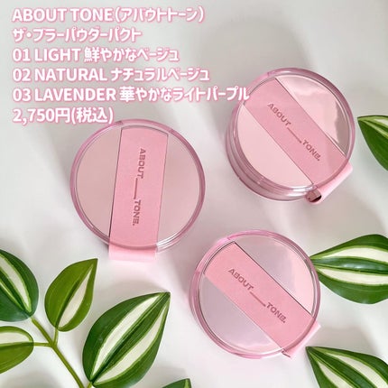 ザ・ブラーパウダーパクト/ABOUT TONE/プレストパウダーを使ったクチコミ(2枚目)