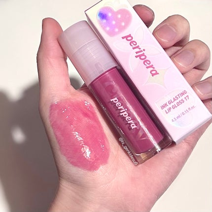 インク グラスティング リップ グロス 17 ベリーベスト(BERRY BEST)/PERIPERA/リップグロスを使ったクチコミ(1枚目)