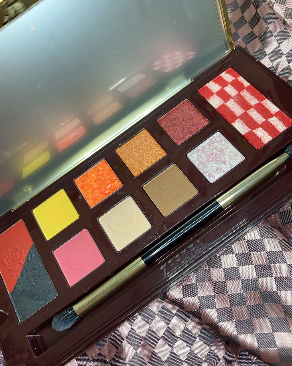 アリスドリームランドシリーズ 12色アイシャドウパレット(ZEESEA×大英博物館)/ZEESEA/アイシャドウパレットを使ったクチコミ(4枚目)