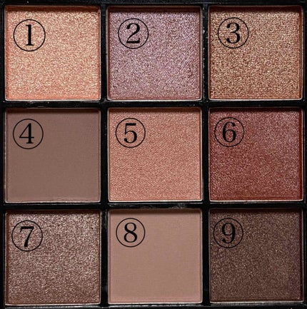 UR GLAM BLOOMING EYE COLOR PALETTE/U R GLAM/アイシャドウパレットを使ったクチコミ(3枚目)
