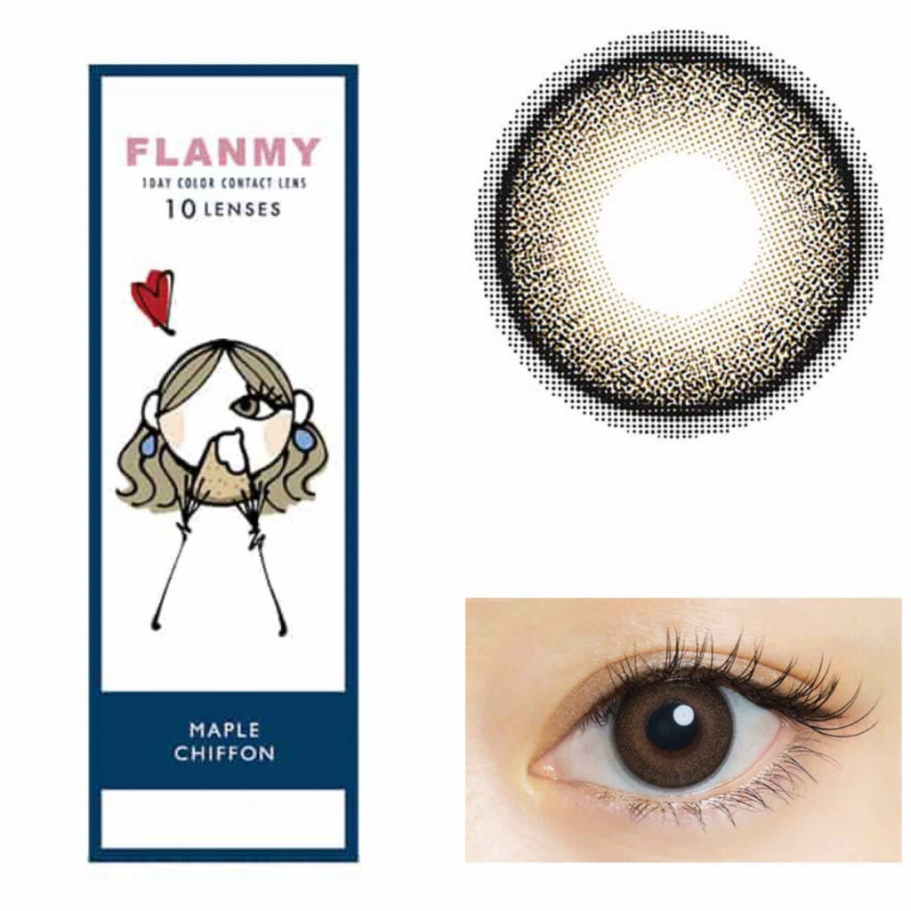 FLANMY 1day/FLANMY/ワンデー（１DAY）カラコンを使ったクチコミ（2枚目）