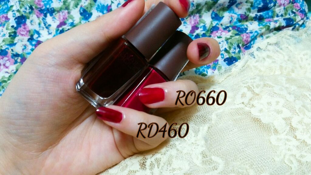 ネイルホリック リミテッドカラー Sweets Holic RD460/ネイルホリック/マニキュアを使ったクチコミ（2枚目）