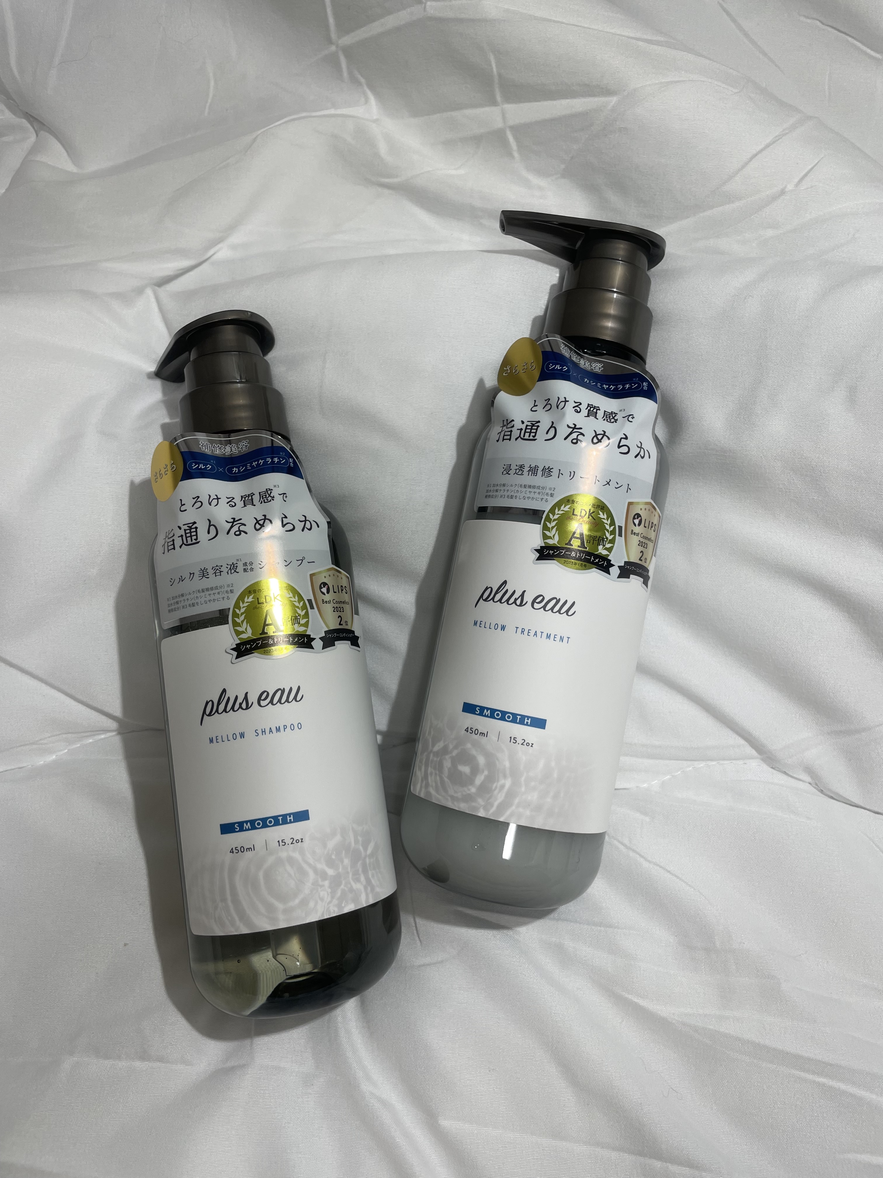 メロウシャンプー/メロウトリートメント/plus eau/市販シャンプーを使ったクチコミ（1枚目）