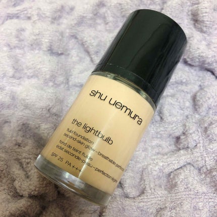 ザ・ライトバルブ フルイド ファンデーション&スポンジ/shu uemura/リキッドファンデーションを使ったクチコミ(1枚目)