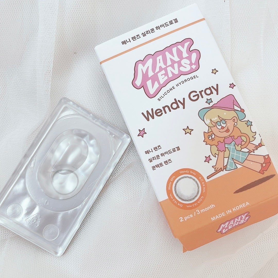 Wendy Gray/MANY LENS/カラーコンタクトレンズを使ったクチコミ(3枚目)