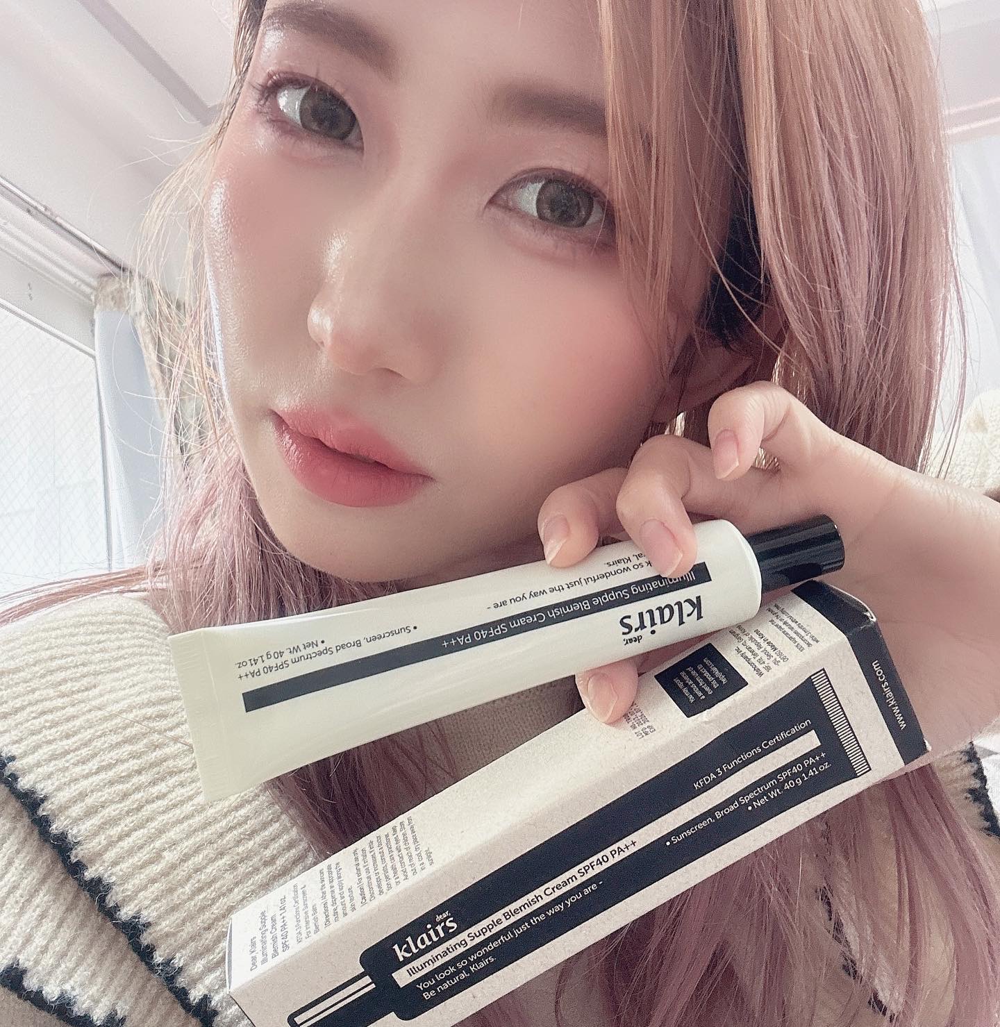 イルミネーティングサプルブレミッシュクリーム(40ml)/Klairs/化粧下地を使ったクチコミ（3枚目）