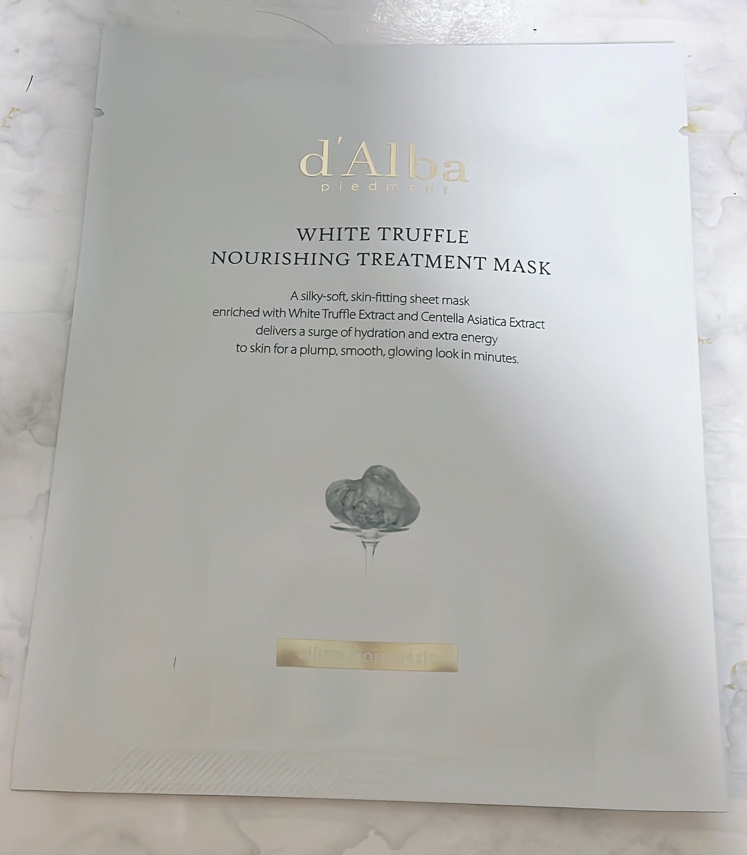 ホワイトトリュフナリシングトリートメントマスク/ダルバ/シートマスク・パックを使ったクチコミ（1枚目）