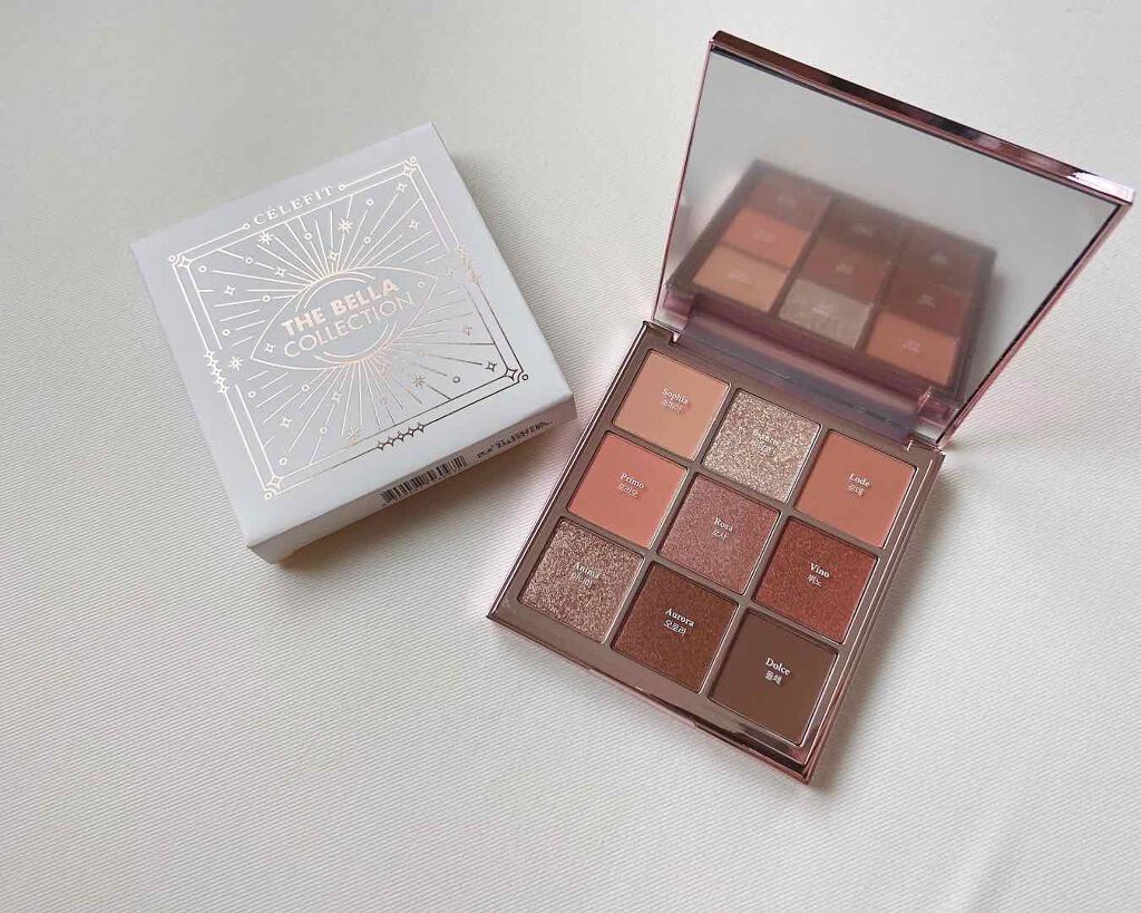 The Bella collection eyeshadow palette/CELEFIT/アイシャドウパレットを使ったクチコミ（1枚目）