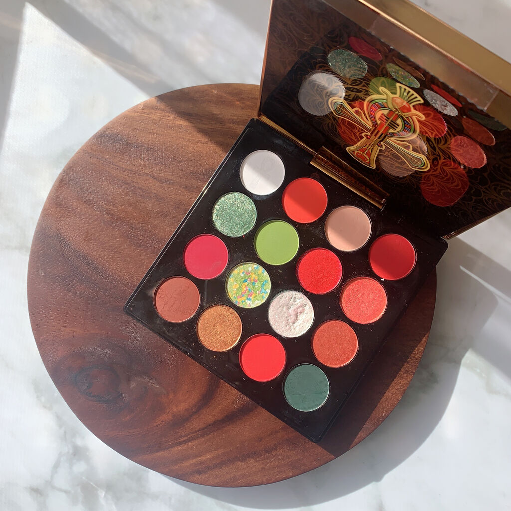 大英博物館 エジプトシリーズ アイシャドウパレット/ZEESEA/アイシャドウパレットを使ったクチコミ（2枚目）