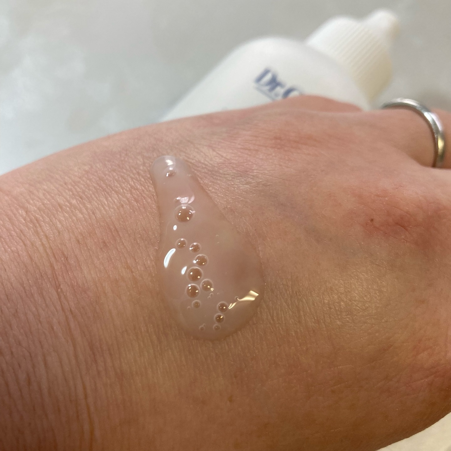 ザモイスチャーバリアDリキッドトナー/Dr.G/化粧水を使ったクチコミ（3枚目）