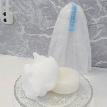 モイストピュアソープ しっとり/SiMPLE++/洗顔石鹸を使ったクチコミ（4枚目）