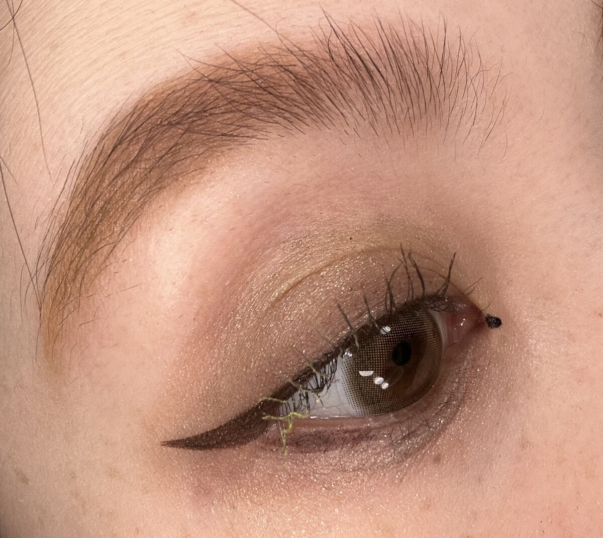 カラーリングマスカラ/uneven/マスカラを使ったクチコミ（2枚目）