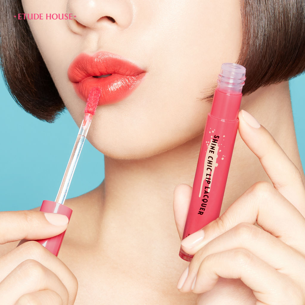 シャインシックリップラッカー/ETUDE/リップグロスを使ったクチコミ（3枚目）