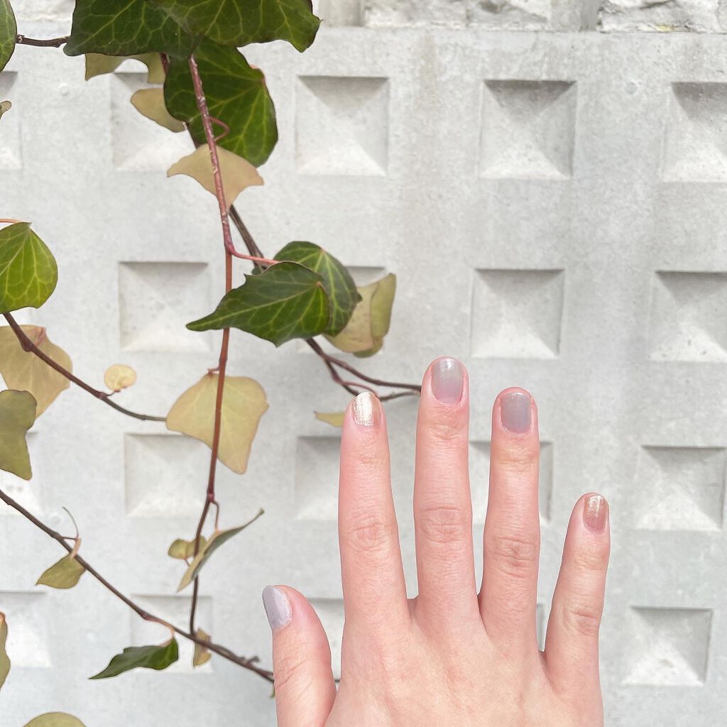 カラーベースコート ゼロ 4／0/uka/オールインワンネイルを使ったクチコミ（2枚目）