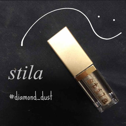 グリッター&グロウ リキッドアイシャドウ/stila/グリッターを使ったクチコミ(1枚目)