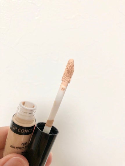 カバーパーフェクション チップコンシーラー/the SAEM/リキッドコンシーラーを使ったクチコミ(4枚目)