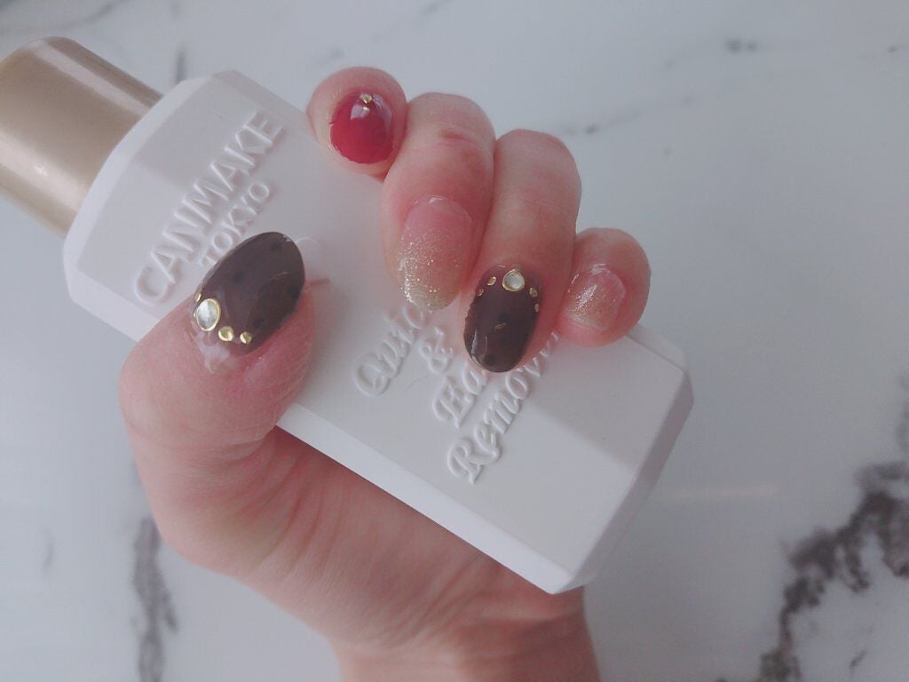 ネイルシール/Qoo10/ネイルシールを使ったクチコミ(2枚目)