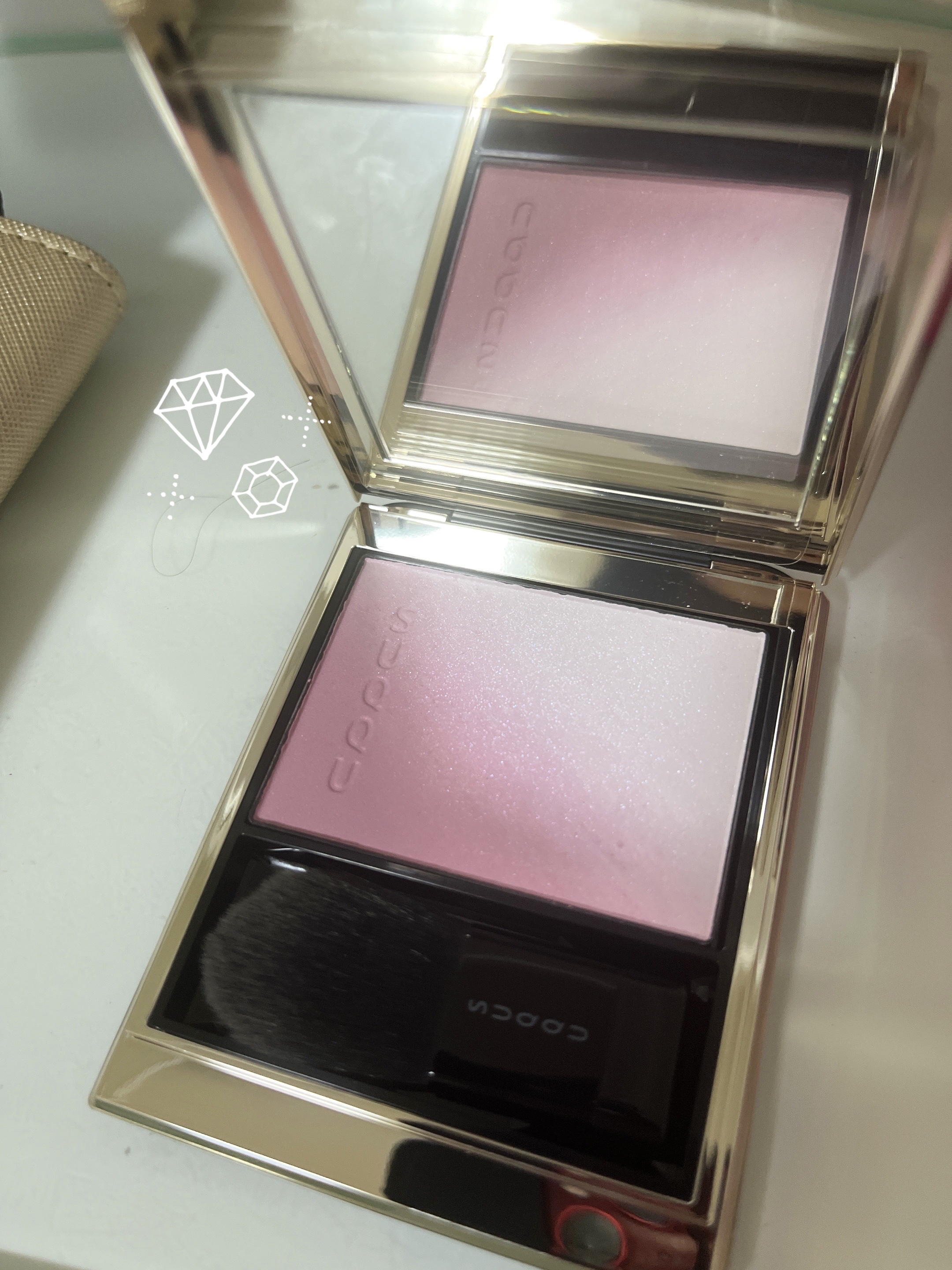 ブラーリング カラー ブラッシュ/SUQQU/パウダーチークを使ったクチコミ（1枚目）