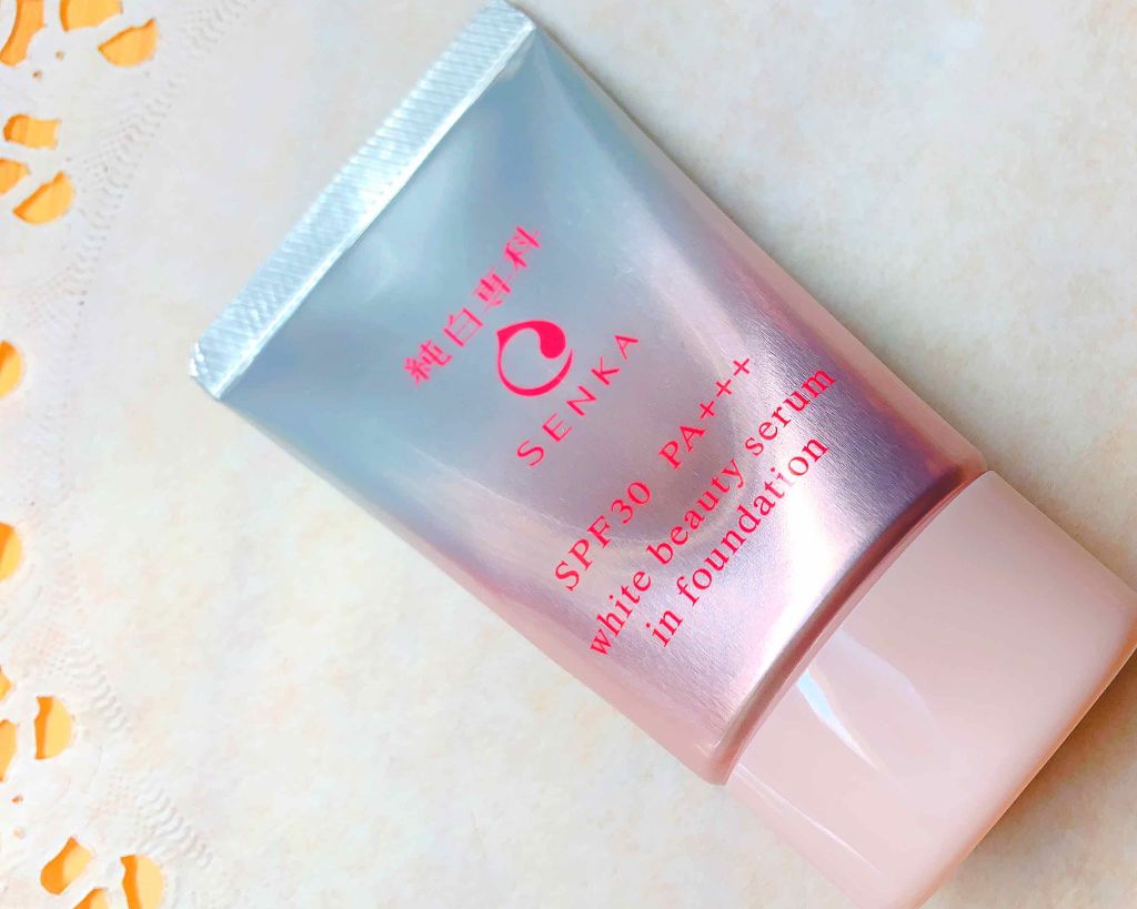 純白専科　すっぴん色づく美容液フォンデュ/SENKA（専科）/リキッドファンデーションを使ったクチコミ（2枚目）