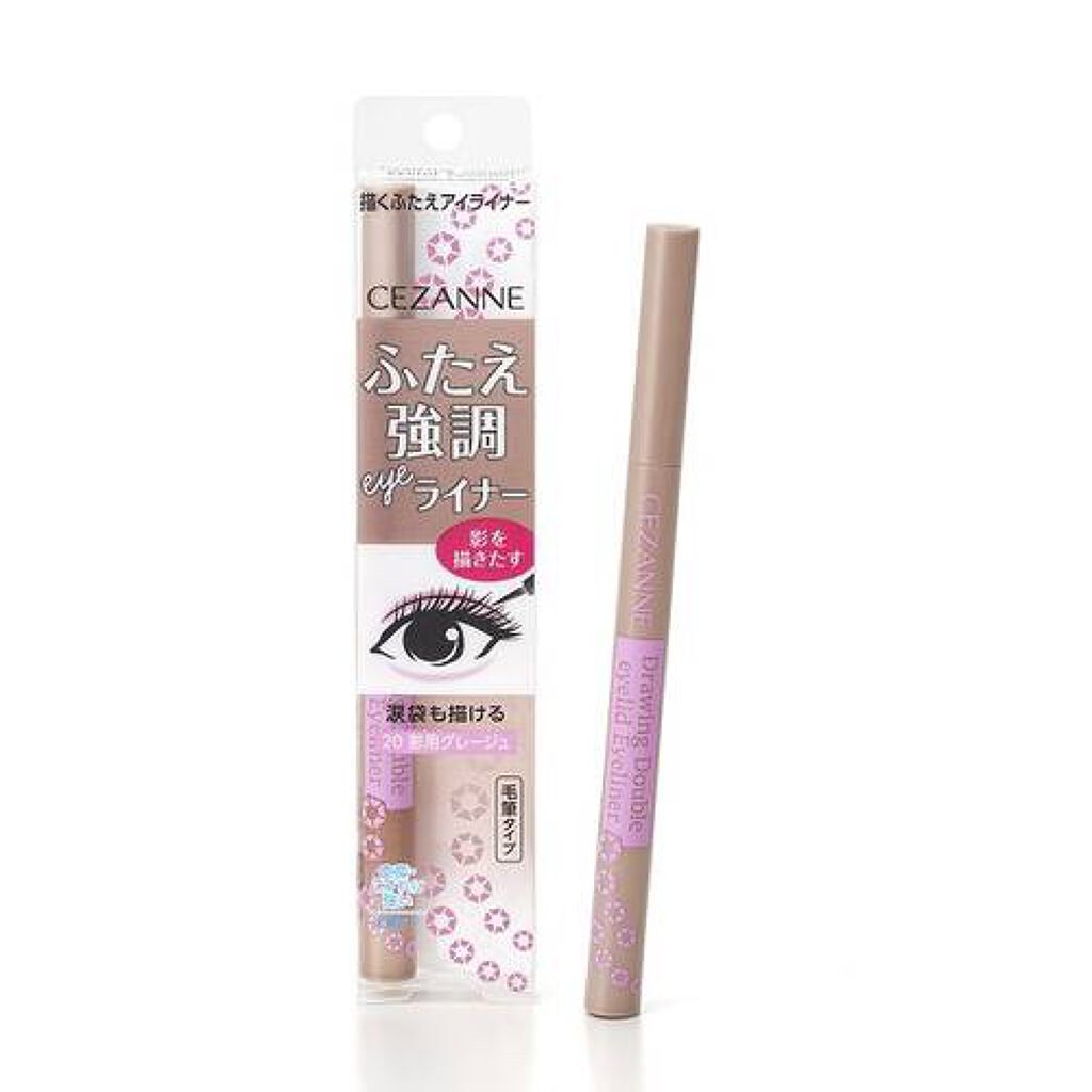 描くふたえアイライナー/CEZANNE/リキッドアイライナーを使ったクチコミ(1枚目)