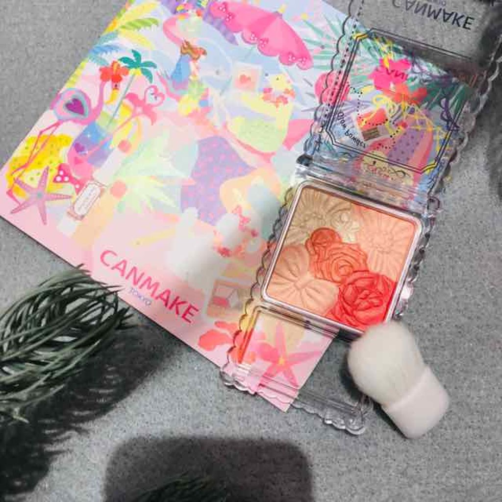 グロウフルールチークス/キャンメイク/パウダーチークを使ったクチコミ(2枚目)