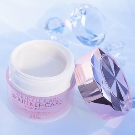 リンクルケア ホワイト モイストジェルクリーム/グレイスワン/オールインワン化粧品を使ったクチコミ(3枚目)