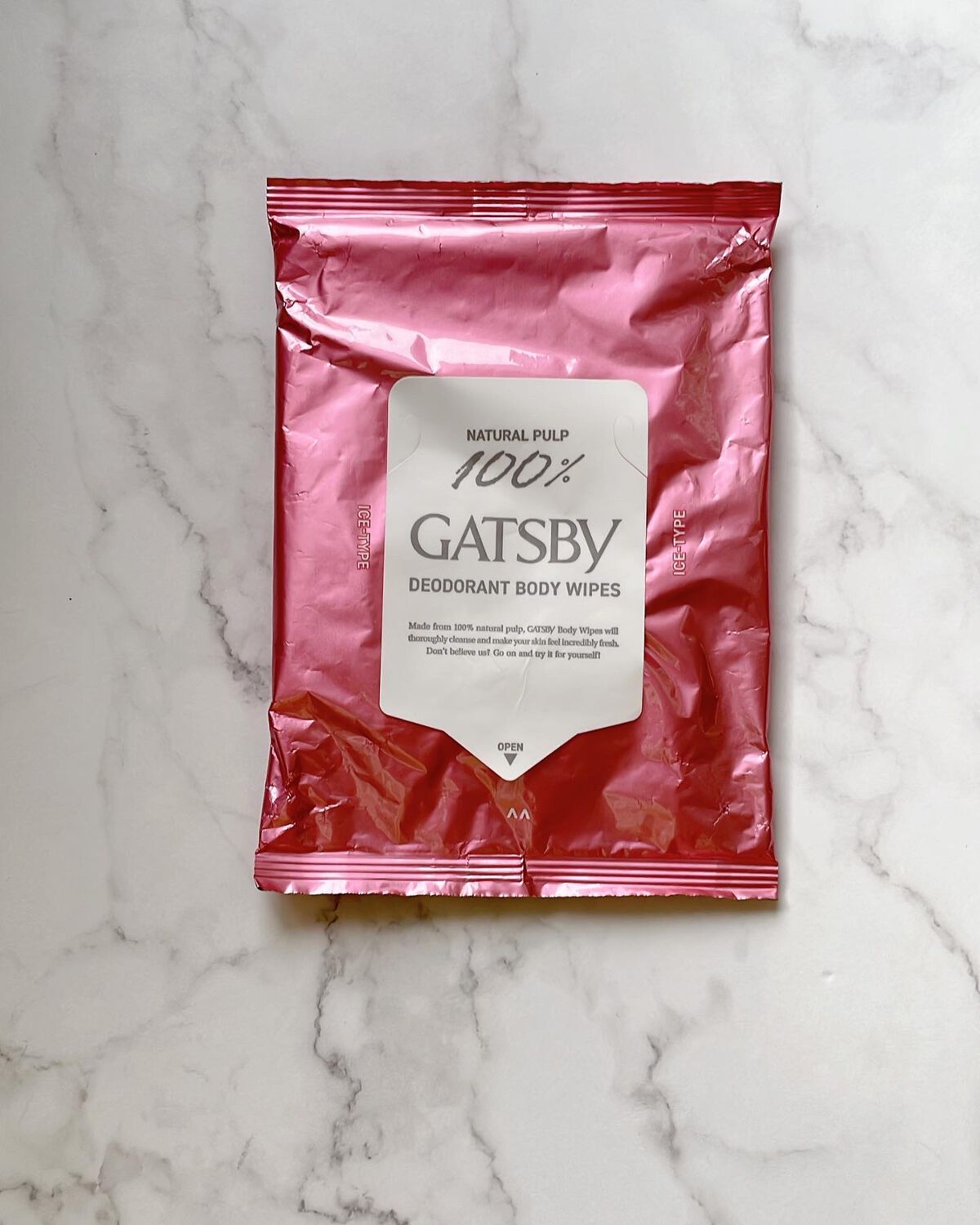 アイスデオドラント ボディペーパーN フリーズピーチ/ギャツビー/ボディシートを使ったクチコミ（2枚目）