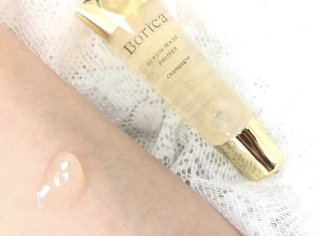 美容液マスクプライマー(シャンパン)/Borica/化粧下地を使ったクチコミ（3枚目）