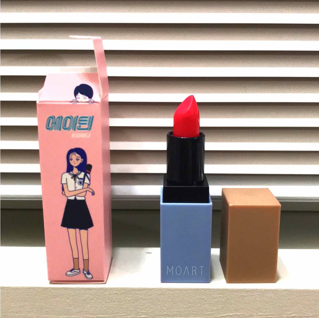 モアート ベルベットリップスティック/MOART/口紅を使ったクチコミ（1枚目）