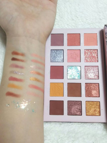 GO TRAVEL 15色アイシャドウパレット/FOCALLURE/アイシャドウパレットを使ったクチコミ(3枚目)