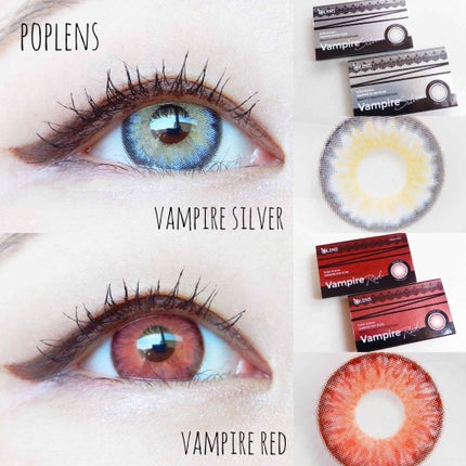 ヴァンパイア/OLENS/カラーコンタクトレンズを使ったクチコミ(1枚目)