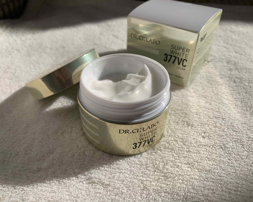 スーパーホワイト377VCクリーム/ドクターシーラボⓇ/フェイスクリームを使ったクチコミ（1枚目）