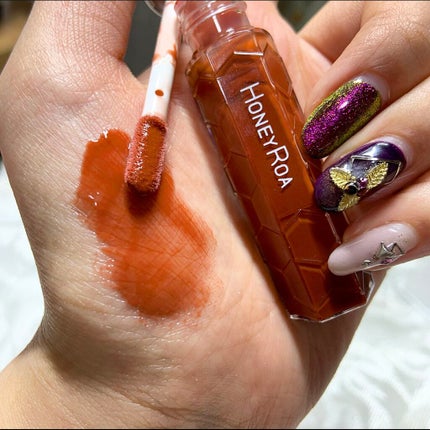 ハニーラスター r/ROAlív/リップグロスを使ったクチコミ(3枚目)