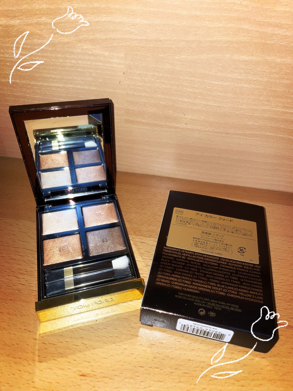 アイ カラー クォード/TOM FORD BEAUTY/アイシャドウパレットを使ったクチコミ（1枚目）