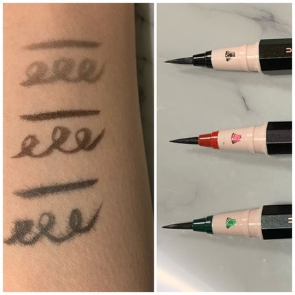 7 SHADES OF BLACK/UZU BY FLOWFUSHI/リキッドアイライナーを使ったクチコミ(2枚目)