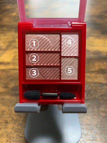 トリプルレシピアイズ/インテグレート/アイシャドウパレットを使ったクチコミ(2枚目)