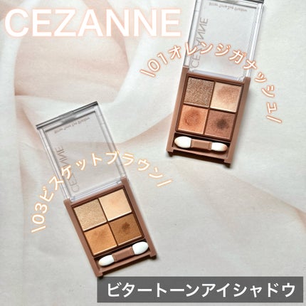 ビタートーンアイシャドウ/CEZANNE/パウダーアイシャドウを使ったクチコミ(1枚目)