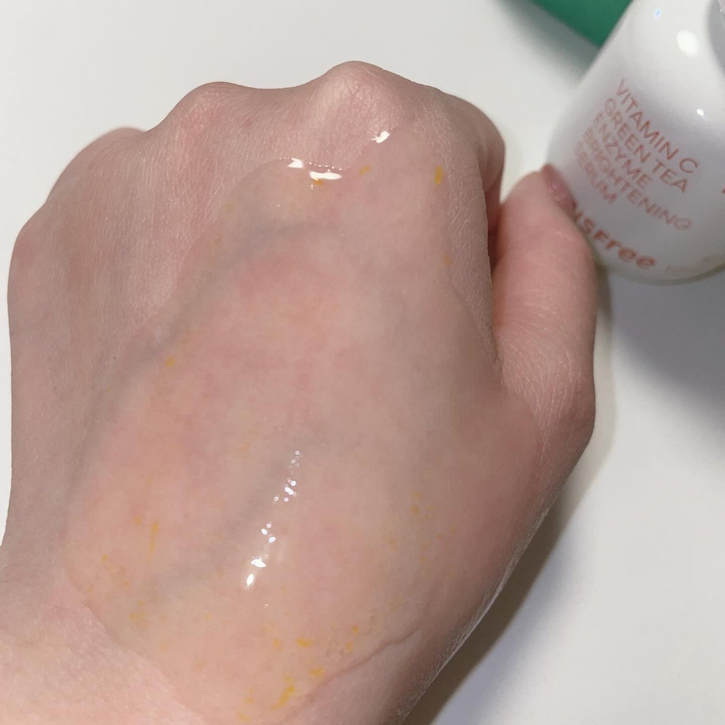 ビタC グリーンティーエンザイム ブライト セラム/innisfree/美容液を使ったクチコミ(4枚目)