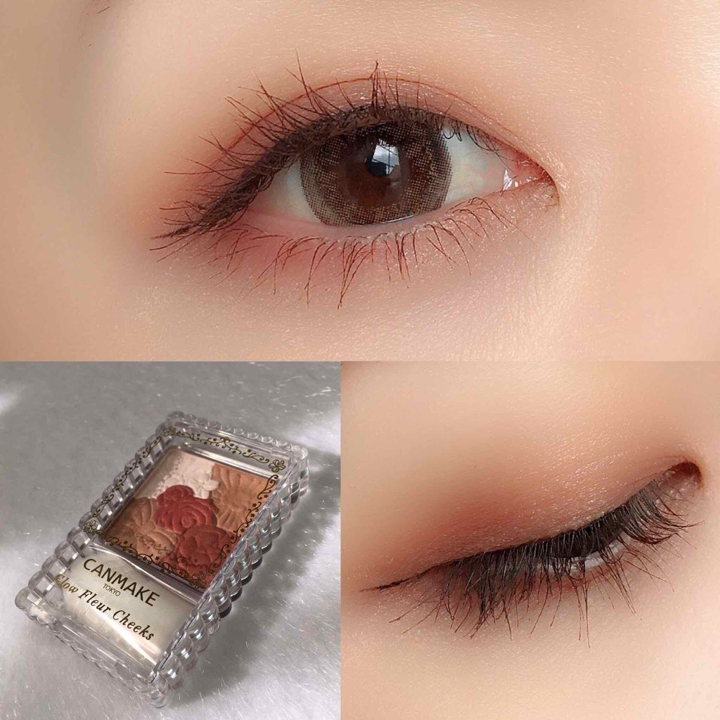 グロウフルールチークス/キャンメイク/パウダーチークを使ったクチコミ(1枚目)