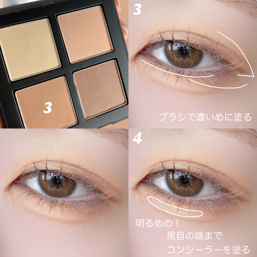 COLORFUL EYE PALETTE/NAMING./アイシャドウパレットを使ったクチコミ（3枚目）