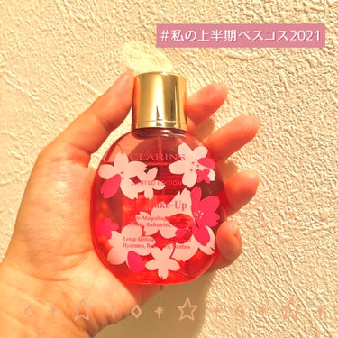 フィックス メイクアップ サクラ/CLARINS/ミスト状化粧水を使ったクチコミ（1枚目）