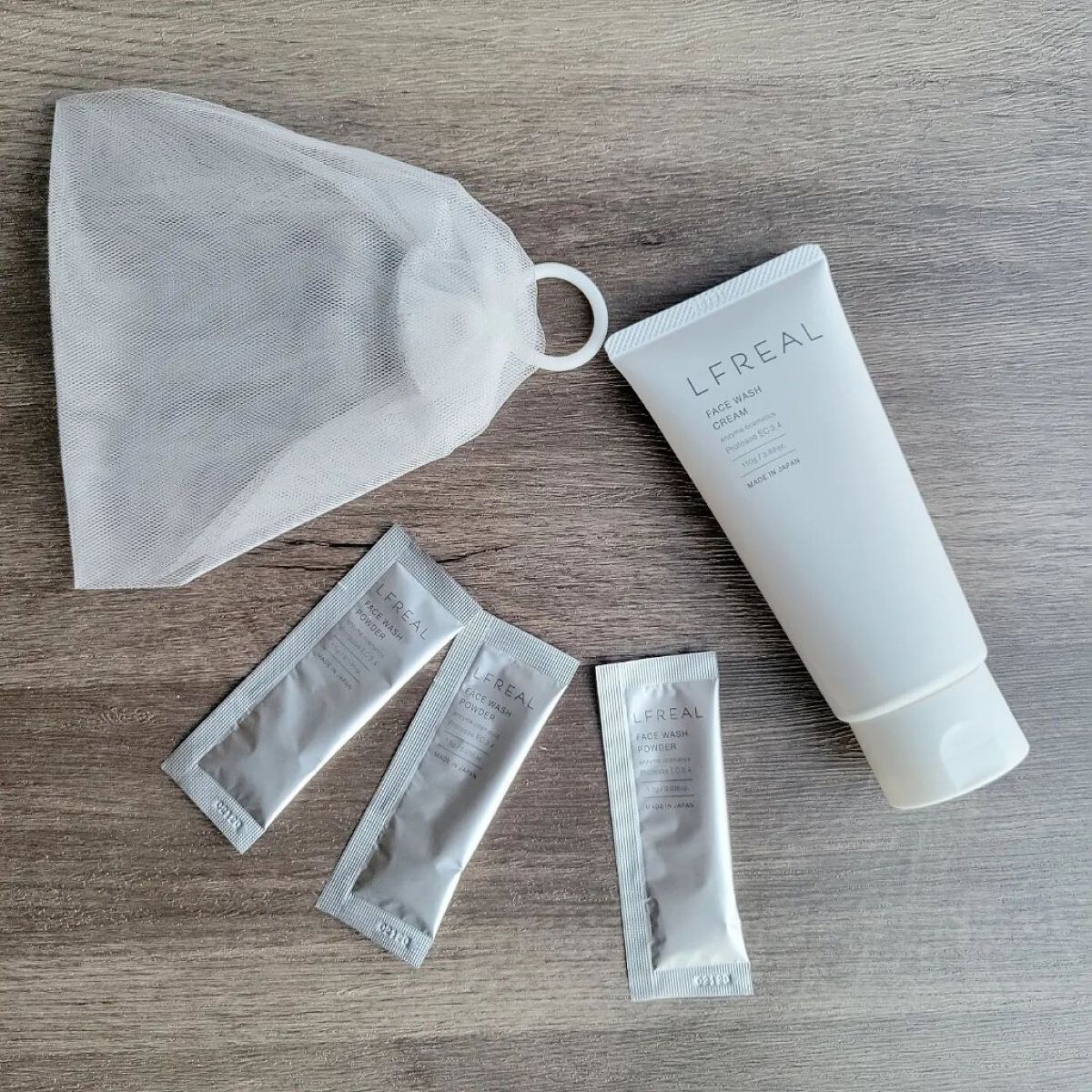 フェイスウォッシュクリーム/LFREAL/洗顔フォームを使ったクチコミ（2枚目）