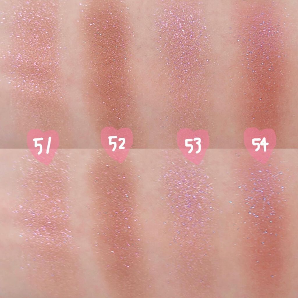  シアー グリッターアイズ/KiSS/単色アイシャドウを使ったクチコミ（3枚目）