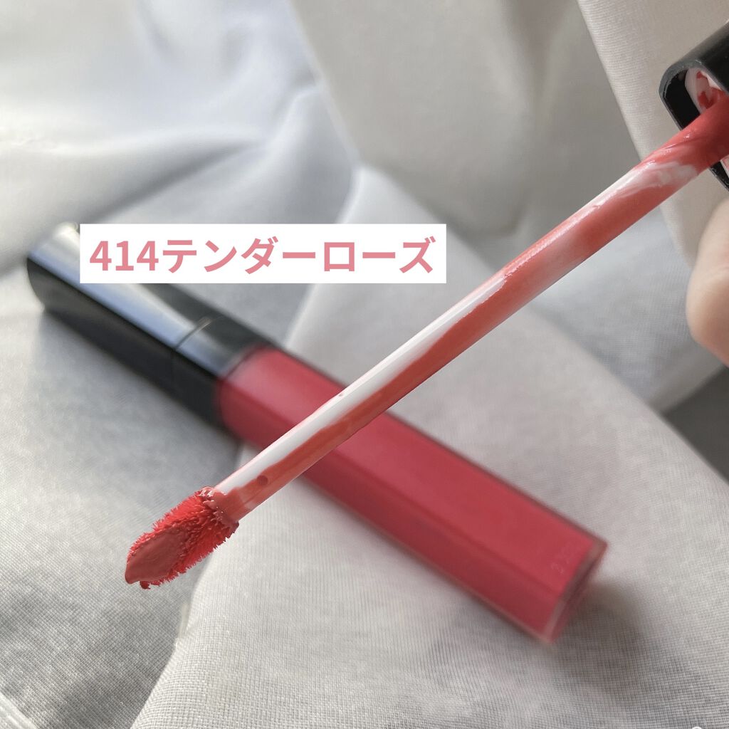 ルージュ ココ リップ ブラッシュ 414	テンダー ローズ/CHANEL/口紅を使ったクチコミ（2枚目）
